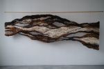 Wall Tapestry "Urban Palimpsest" | Wall Hangings by Tissage Sauvage. Item composed of cotton and fiber in contemporary or country & farmhouse style
