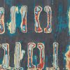 "I Love You" binary code message- sold | Oil And Acrylic Painting in Paintings by L Rowland Contemporary Art. Item composed of wood and synthetic
