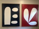 Flower Bloom and Reflection II | Oil And Acrylic Painting in Paintings by Kerry Campbell. Item made of canvas