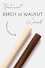 Wooden Dowels | Hardware by Keyaiira | leather + fiber | Artist Studio in Santa Rosa. Item composed of walnut