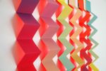 Color Wave | Sculptures by Nicole Pietrantoni Studio. Item composed of paper in minimalism style