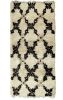 Vintage Moroccan Rug 2.6/6.0 ft - Hand-Tufted Artistry | Runner Rug in Rugs by Marrakesh Decor. Item composed of wool in boho or mid century modern style