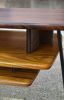 The Jetson's Coffee Table with dual suspended shelves | Tables by Handufactured by Brent Bond. Item in mid century modern or contemporary style