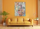 "Passoon" | Oil And Acrylic Painting in Paintings by Shirly Maimom Art. Item composed of canvas compatible with contemporary and art deco style