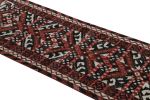 Rug & Kilim’s Tribal Runner Rug in Red and Black | Area Rug in Rugs by Rug and Kilim