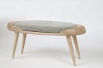Contre toi (ottoman) | Benches & Ottomans by Nadine Hajjar Studio. Item composed of walnut in minimalism or contemporary style