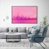 Lower Manhattan (Pink 2) | Photography by Tommy Kwak. Item made of paper compatible with minimalism style