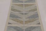 Rug & Kilim’s Scandinavian Rug, Minimalist Chevrons in Gray | Area Rug in Rugs by Rug and Kilim. Item composed of wool compatible with scandinavian style