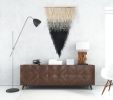 Zen - Shaggy Wall Art - Tapestry Wall Hanging | Wall Hangings by Lale Studio & Shop. Item made of bamboo with fabric works with minimalism & contemporary style