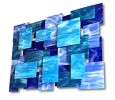 "Cascade XLAP" Glass and Metal Wall Art Sculpture | Wall Sculpture in Wall Hangings by Karo Studios. Item composed of metal & glass