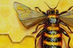 Honeycomb's Architect original oil painting | Oil And Acrylic Painting in Paintings by DaggArt. Item made of canvas