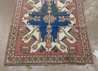 Vintage Turkish Area Rug |  3.1 x 6.6 | Rugs by Wool and Rug. Item composed of cotton in boho or country & farmhouse style