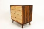 The Hiro | Dresser in Storage by Curly Woods. Item made of oak wood works with mid century modern style