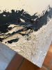 "La Lumieré ci dessous" - Organic Abstract Art - Commission | Mixed Media in Paintings by Kelly Hanna Studio. Item made of canvas with fiber works with boho & minimalism style