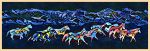 Vibrant Horses | Photography by Lu Anne Tyrrell Art +. Item composed of canvas and metal