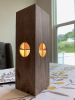 Black Walnut Lantern Light | Table Lamp in Lamps by Longing Woodworks Company. Item composed of walnut compatible with minimalism and mid century modern style