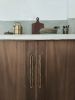 Cabinet Pull N23 Large - Centers 12.4 Inches | Hardware by Mi&Gei Hardware Design Studio. Item made of brass