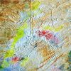 ‘Breathe In’ Abstract 'In Neutral' series | Mixed Media by Connie O’Connor. Item made of wood