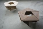 El Cangrejito Pentagonal Coffee Table | Tables by Makingworks. Item composed of birch wood