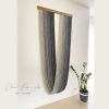 Maree Long Gray II Macrame Wall Art | Macrame Wall Hanging in Wall Hangings by Olivia Fiber Art. Item composed of bamboo and cotton in boho or minimalism style