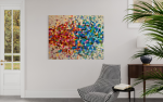 Back to It | Oil And Acrylic Painting in Paintings by Shiri Phillips Designs. Item made of canvas works with boho & contemporary style