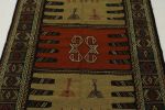 Multicolored Tribal 3X6 Sumak Herati Persian Rug | Runner Rug in Rugs by Magic Rugs. Item made of cotton works with mediterranean style