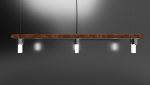 Catena | Pendants by Daniel Glenn Design. Item made of wood & aluminum compatible with contemporary and modern style
