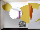 Mirror/PRELL | Decorative Objects by Kahori Maki | Pröll Hair Salon in Shibuya City. Item made of glass
