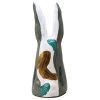 Disapproving Bunny- Arches and Scribbles | Sculptures by Fuzz E. Grant. Item composed of synthetic