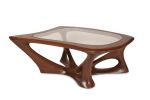 Ariella Coffee Table, Solid Wood, Walnut Stained | Tables by Amorph. Item made of wood