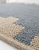 Handwoven Woolen Runner Rug | Rugs by Evergreen Carpets. Item composed of wool compatible with boho and minimalism style