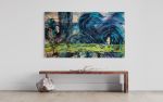 Percussion Vibes | Mixed Media in Paintings by Art by Shroon. Item composed of canvas compatible with contemporary and industrial style