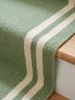 Handwoven Woolen Runner Rug | Rugs by Evergreen Carpets. Item made of wool compatible with boho and minimalism style
