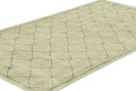 Vintage Zeki Müren Runner in Sage Green with Geometric | Area Rug in Rugs by Rug and Kilim