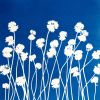 Spring Clover Diptych (Two 12 x 12" handmade cyanotypes) | Photography by Christine So