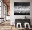 Black & white flow | Oil And Acrylic Painting in Paintings by Isabelle Pelletane. Item made of canvas compatible with contemporary and industrial style