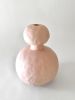 Jules Vase in Pink | Vases & Vessels by Meg Morrison. Item composed of stoneware in minimalism or mid century modern style