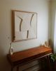 19 Plaster Relief | Wall Sculpture in Wall Hangings by Joseph Laegend. Item composed of oak wood in minimalism or mid century modern style