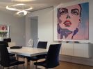 Popart in office space "Estrenia" (Sold) | Oil And Acrylic Painting in Paintings by Monique van Steen. Item made of canvas