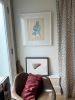 Dried Lotus Duo | Watercolor Painting in Paintings by Grange Home. Item made of wood & paper compatible with boho and mid century modern style