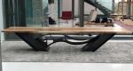 Wave Table | Dining Table in Tables by Innovative Sculpture Design. Item composed of wood & steel