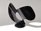 Dance I (Pitch-dark). | Mixed Media by RJ Art. Item made of steel works with contemporary & modern style