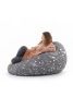 Outdoor Bean-Bag Biostation | Pouf in Pillows by KATSU. Item made of fabric
