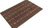 1950s Vintage chaput Kilim in Colorful Pattern | Area Rug in Rugs by Rug and Kilim