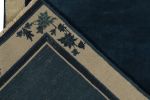 Vintage Chinese Deco style runner, Deep Blue Floral Pattern | Area Rug in Rugs by Rug and Kilim