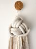 KNOT 007 | Rope Sculpture Wall Hanging | Wall Sculpture in Wall Hangings by Ana Salazar Atelier. Item composed of oak wood & cotton compatible with boho and country & farmhouse style