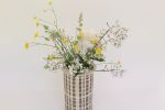 Big Plaid Vase | Vases & Vessels by Perch Objects. Item composed of ceramic in mid century modern or japandi style