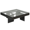 Blok Coffee Table | Tables by AROUND. Item made of metal with glass works with minimalism & contemporary style