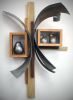 Fragmented Resonance | Sculptures by Craig Robb. Item made of wood with steel works with contemporary & modern style