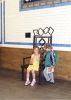Railriders Throne | Public Sculptures by Michelle Greene | Columbia University Subway Station at 116th Street in New York